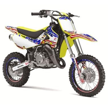 2008-2025 Suzuki DRZ125 Graphics Kit - Full Body Decal Sticker Set with Rider ID | Compatible with DR-Z125 | Motocross & Dirt Bike Customization