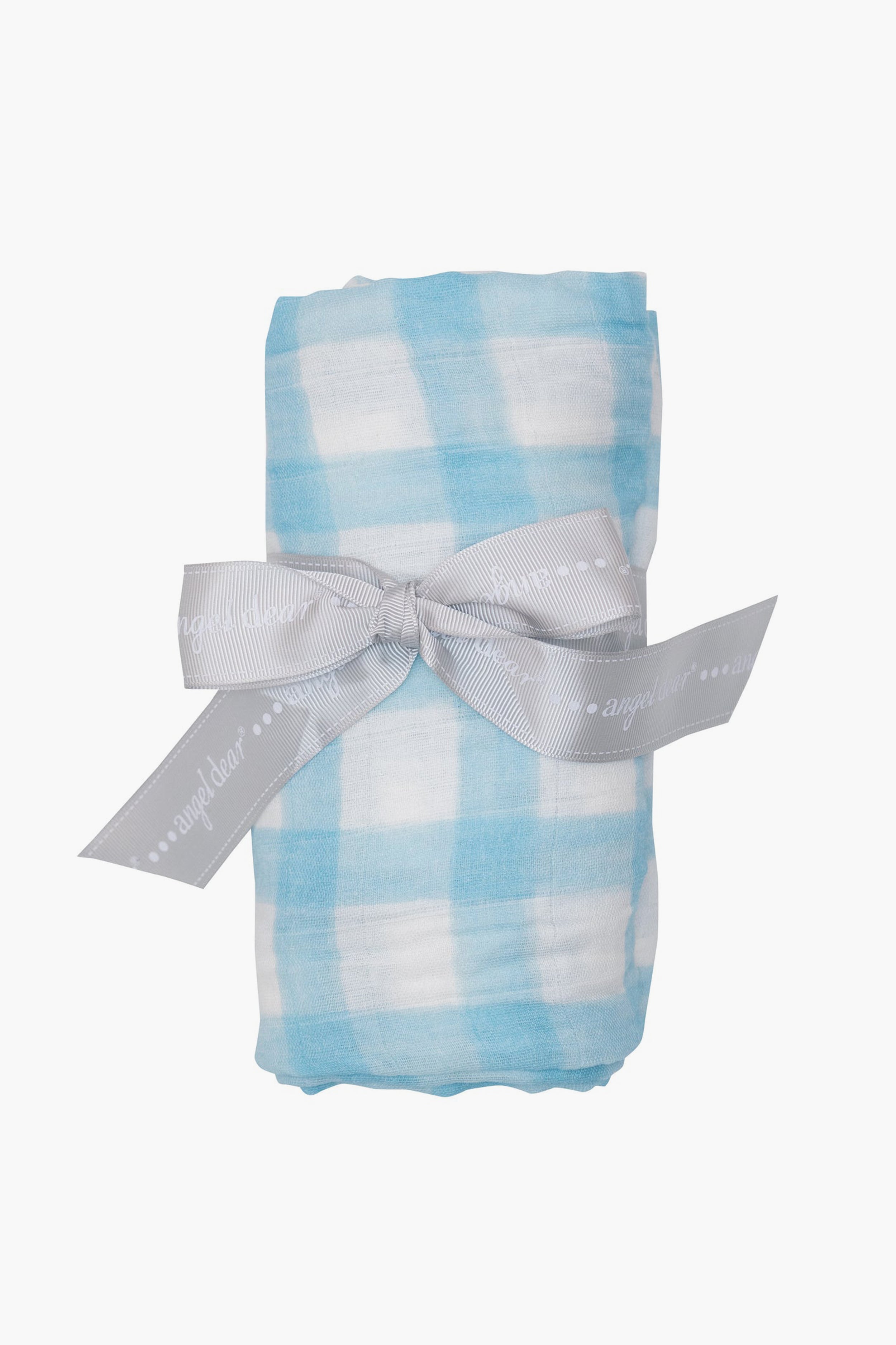 Blue Painted Gingham
