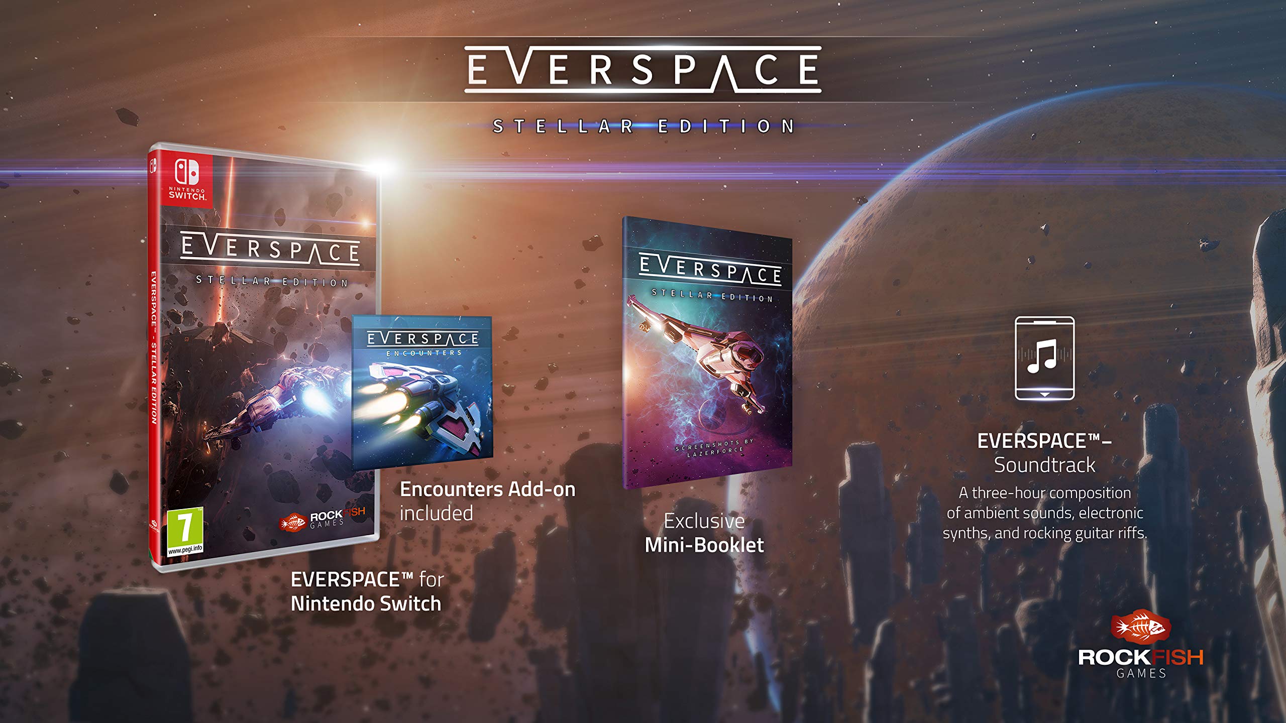 Everspace Stellar Edition - Nintendo Switch Game | Action-Adventure Space Shooter | Perfect for Sci-Fi Fans & Space Exploration Enthusiasts
