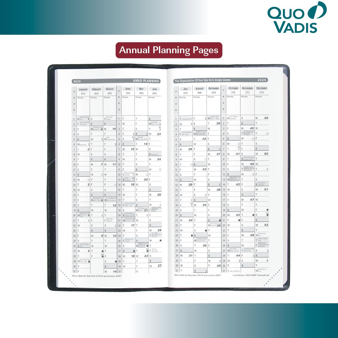 Quo Vadis 2025 Refill for IB Traveler Planner - 3.5