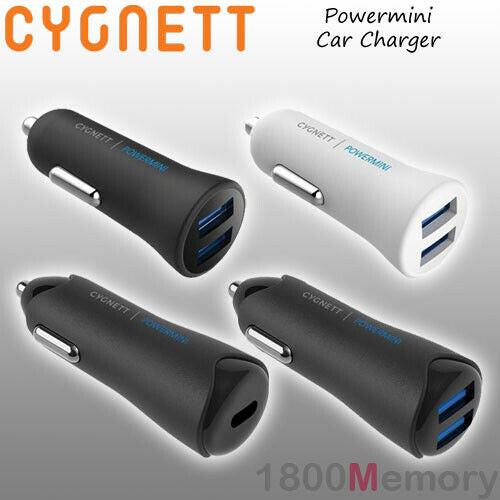 Cygnett PowerMini 36W USB C Car Charger Fast Charging Dual Port Adapter for iPhone 15/14/13, Samsung Galaxy - Perfect for Road Trips & Daily Commutes