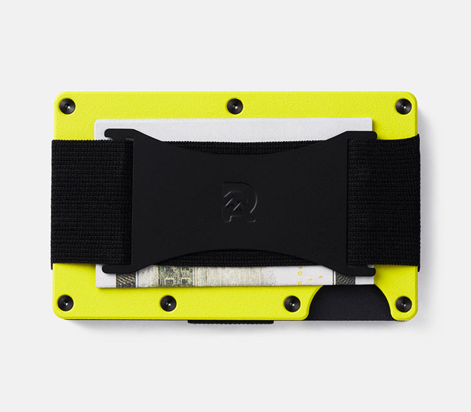 Ridge Wallet - Slim Minimalist RFID Blocking Front Pocket Wallet for Men - Hyper Lime - Perfect for Everyday Carry, Travel & Gifting