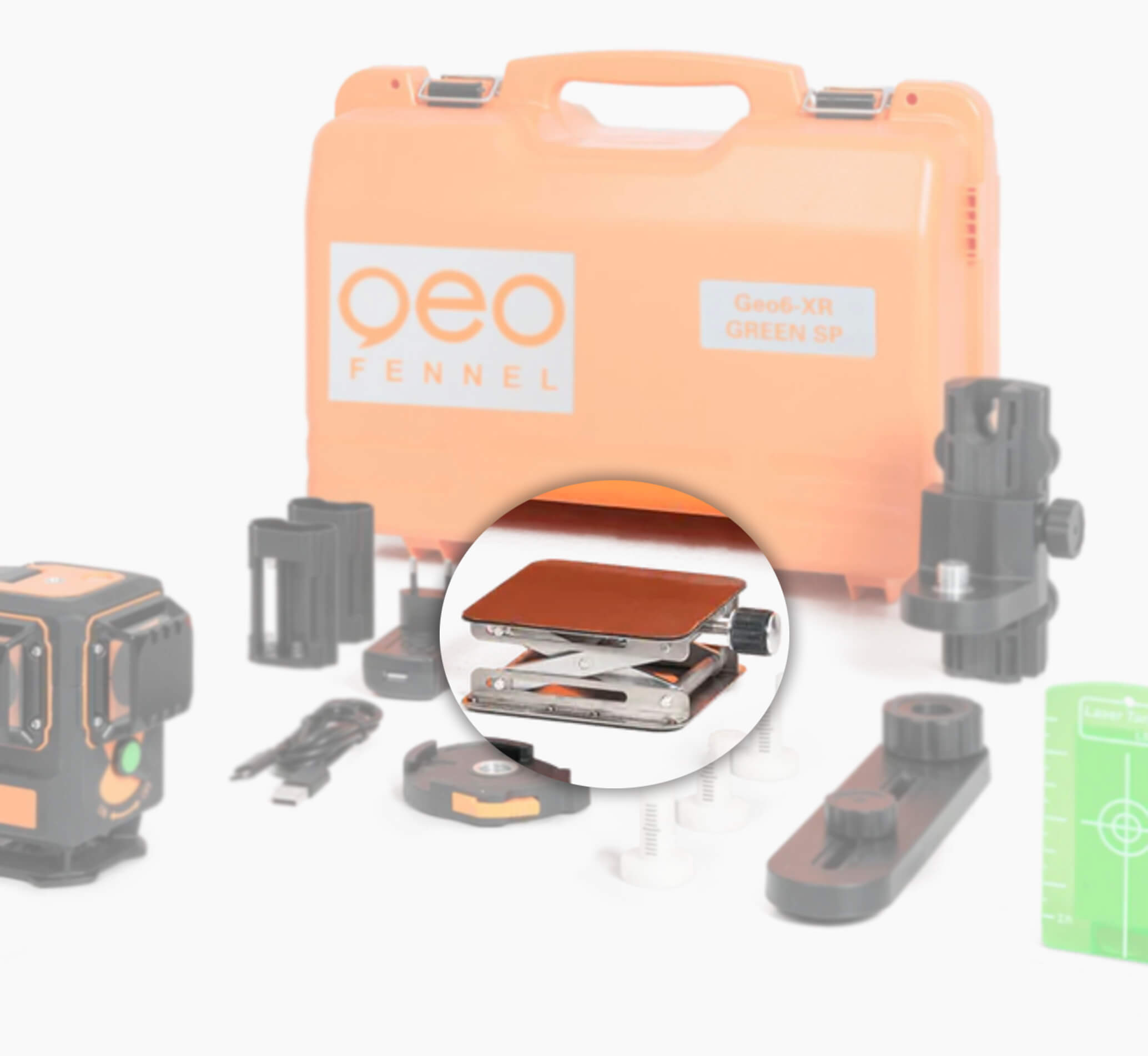 Adjustable Height Platform for Multi-Line Laser Level - Perfect for Construction, Flooring, and Tile Installation Projects