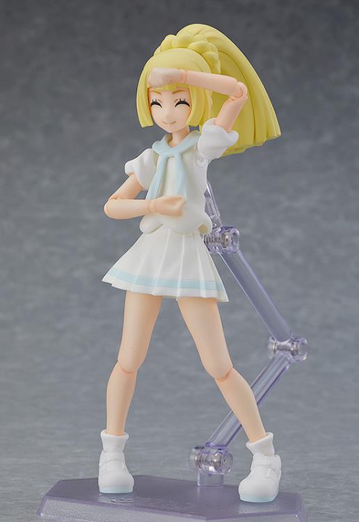 Figma #392 Lively Lillie Pokemon Action Figure - Collectible Anime Character Model for Display & Gifts | Perfect for Anime Fans, Pokemon Collectors & Home Decor