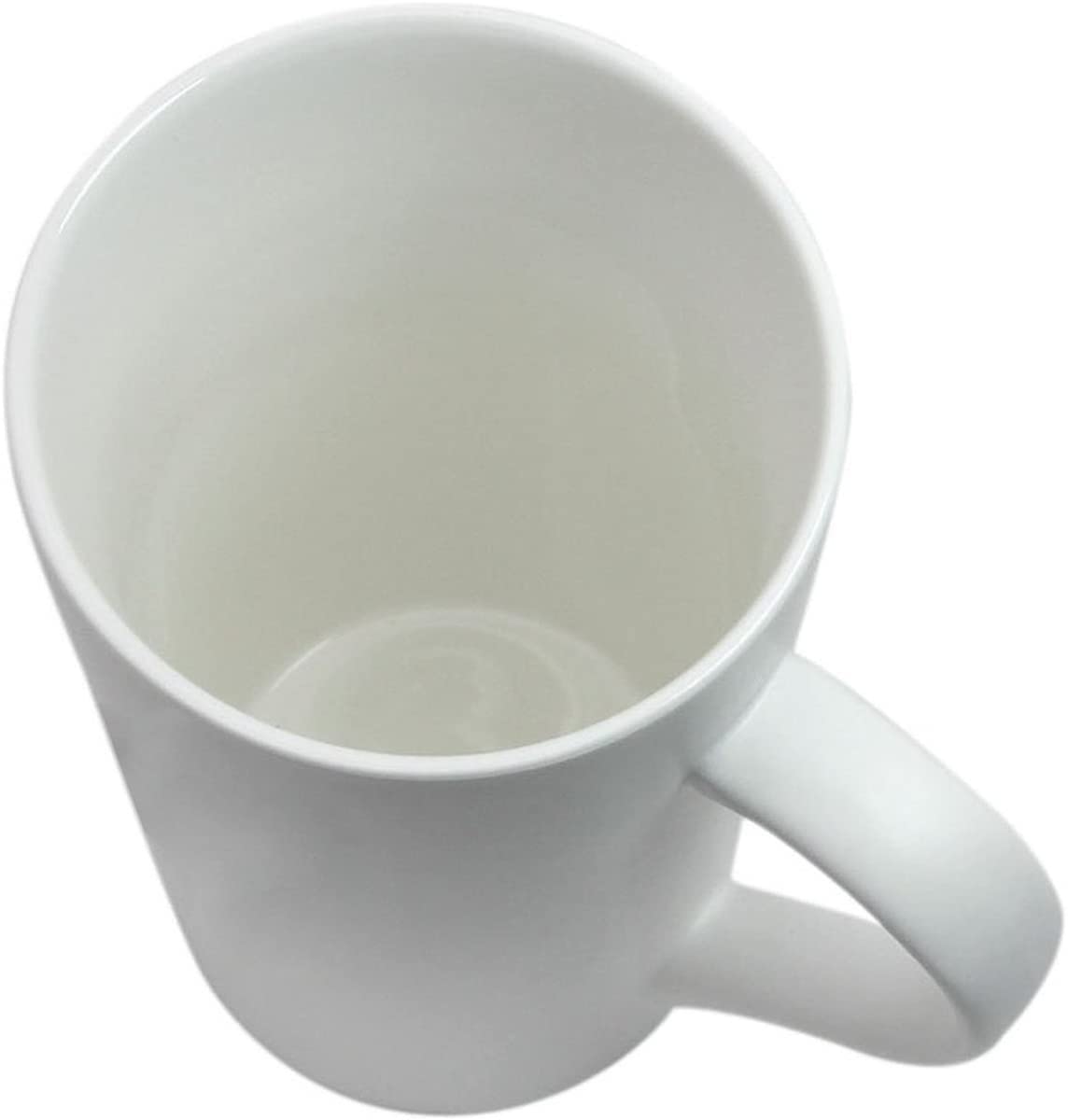 20oz Porcelain Coffee Mugs Set - Large Ceramic Mugs with Handle for Tea, Coffee & Hot Chocolate - Pure White Drinking Cups for Home, Office & Restaurant Use