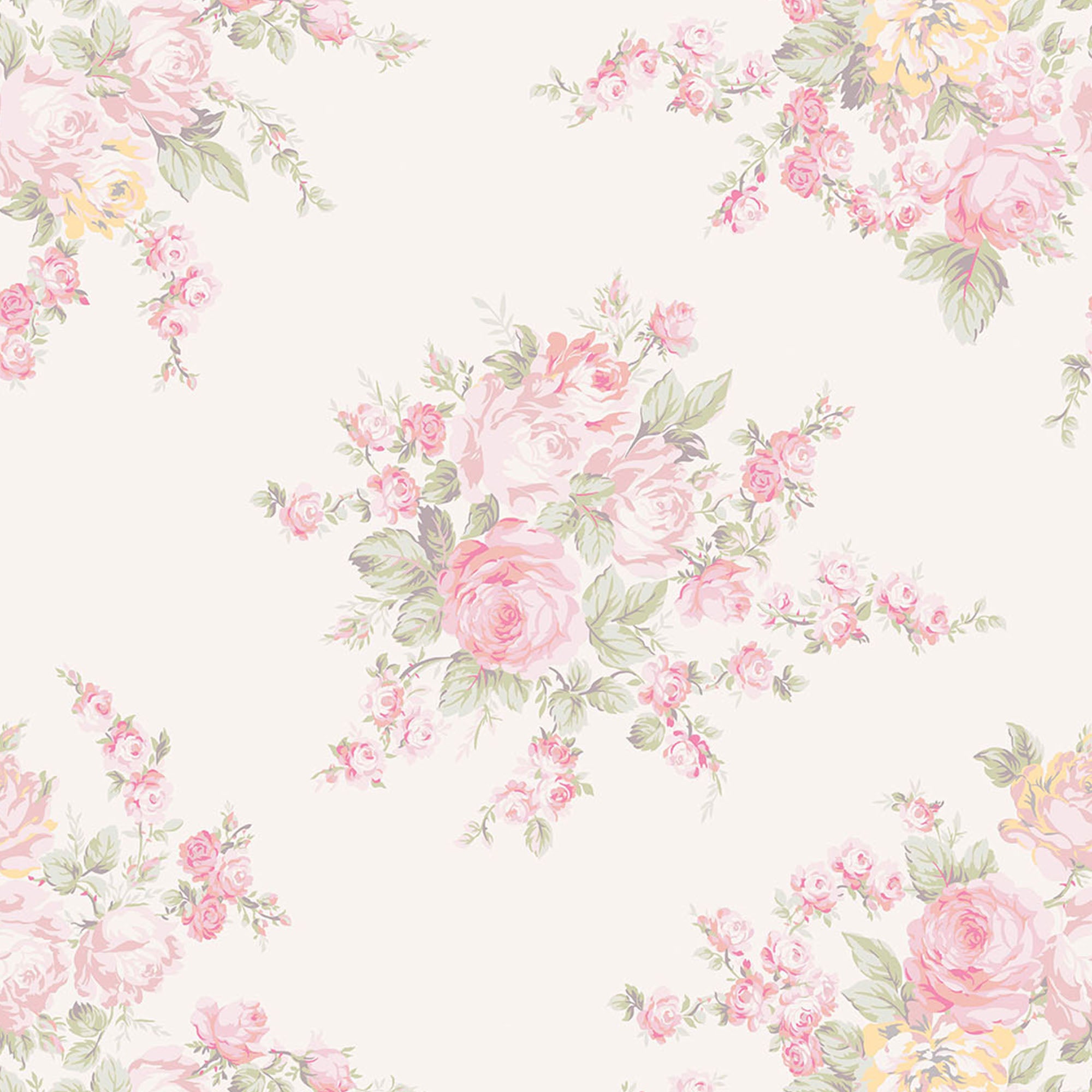 Rose Blossom Pink Wallpaper - Floral Peel and Stick Wallpaper for Bedroom, Nursery, Living Room | Self-Adhesive Removable Wallpaper for Home Decor