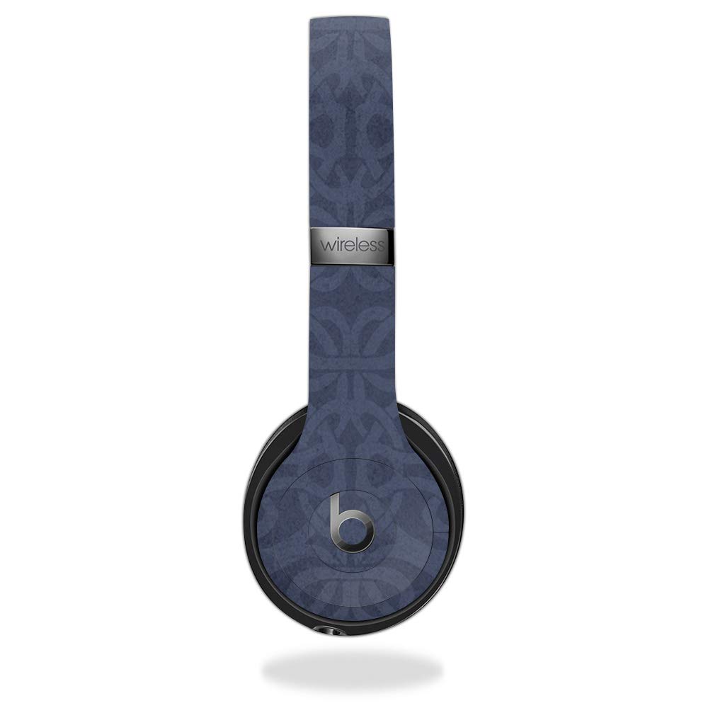 MightySkins Vinyl Decal Wrap Cover Compatible with Beats Solo 3 Wireless Headphones - Charcoal Lattice Design | Protective & Durable Skin | Easy to Apply & Remove | Made in USA | Perfect for Gym, Travel & Daily Use