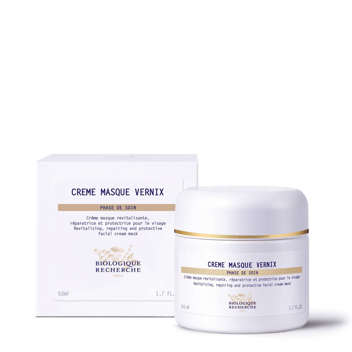 Vernix Repairing Facial Cream Mask - 1.7oz/50ml Deep Hydration & Nourishment for Dry Skin | Night Treatment & Spa Day Skincare