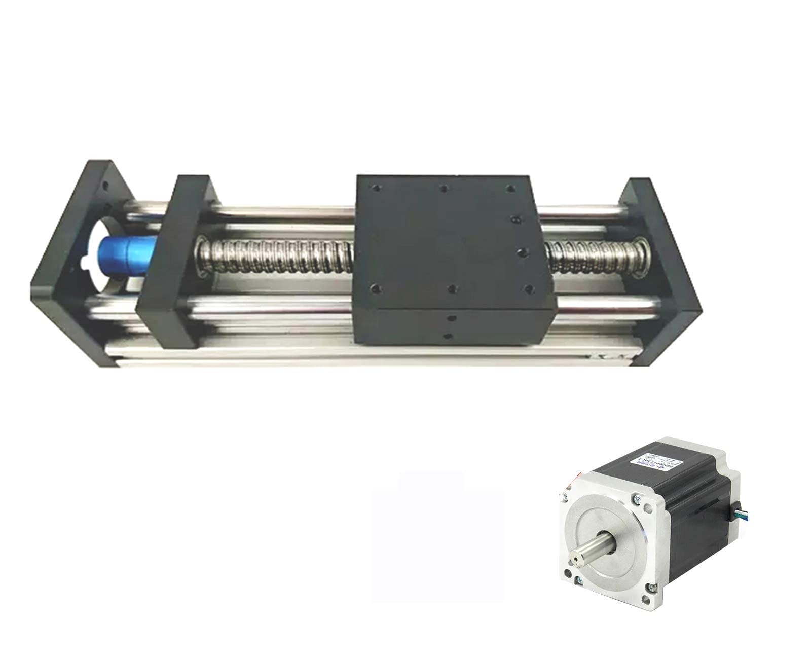 High Precision 100mm Travel Ball Screw Linear Guide Slide RM1605 SFU1605 with 86 Stepper Motor - CNC Motion Sliding Table System for 3D Printers, Engraving Machines & DIY Automation Projects