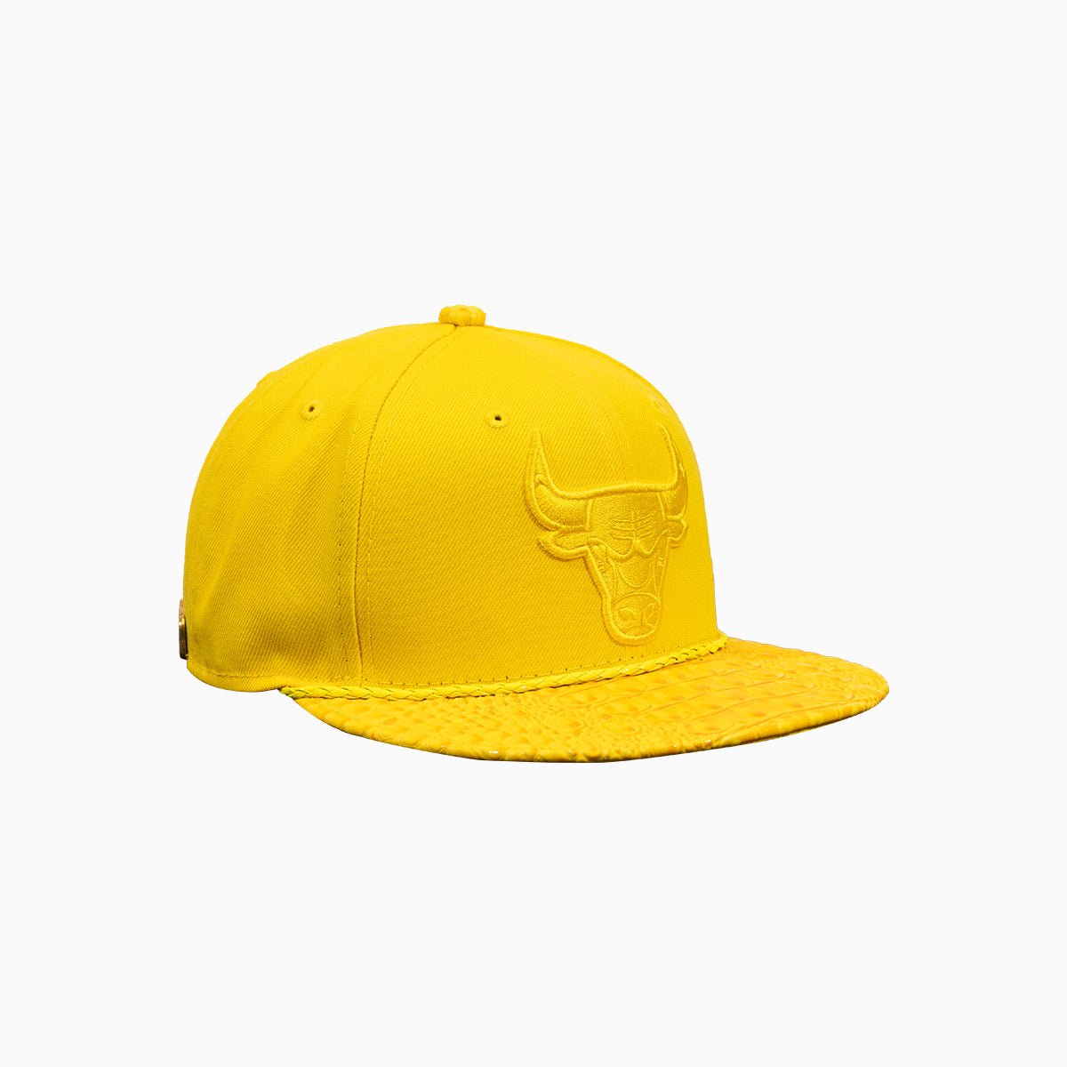 Breyer's Buck 50 Chicago Bulls NBA Snapback Hat with Genuine Leather Visor - Perfect for Basketball Games, Streetwear Fashion, and Sports Fans