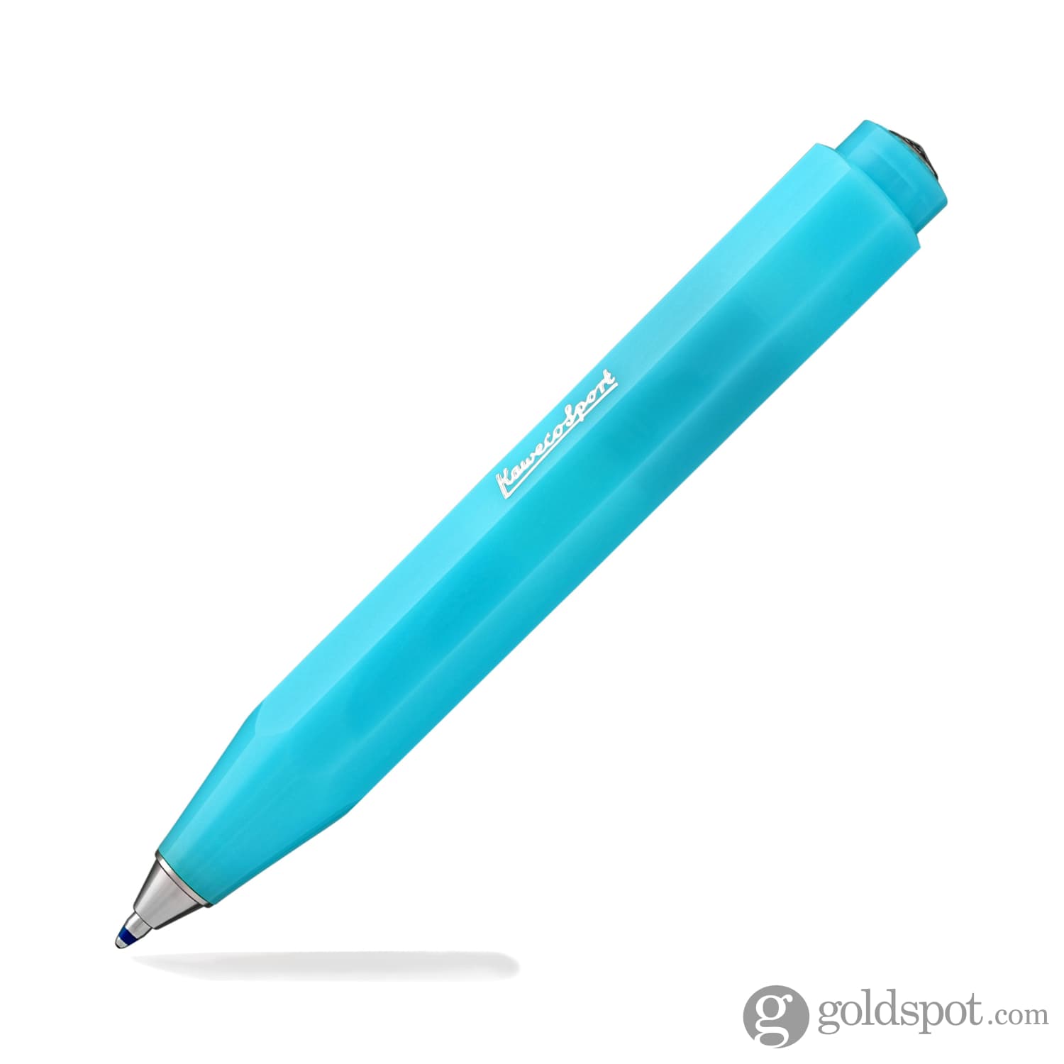Kaweco Frosted Sport Ballpoint Pen - Blueberry Blue | Smooth Writing Gel Ink Pen for Office, School & Travel | Premium German Design