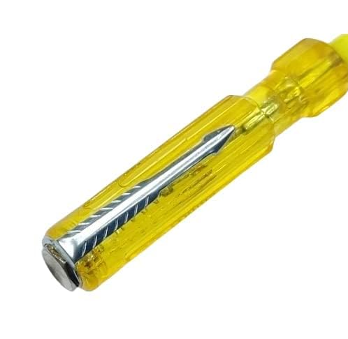 ESPtronics 5-Piece Line Tester Electrical Screwdriver Set - Professional Electrical Testing Tool for Electronics & Wiring - Perfect for Electricians, DIY Home Repairs, and Circuit Testing