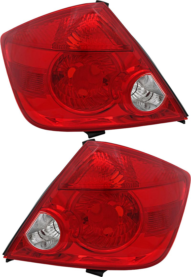 Scion tC Tail Lights Lamps Set - Compatible with 2005 2006 2007 Models - Driver & Passenger Side Replacement - Perfect for Night Driving & Car Upgrades