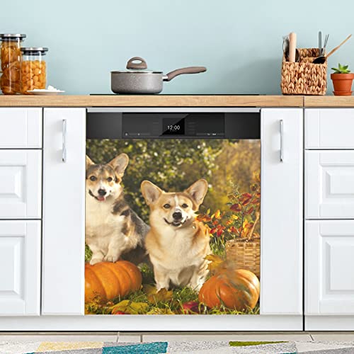 Autumn Fall Cute Dog Pumpkins
