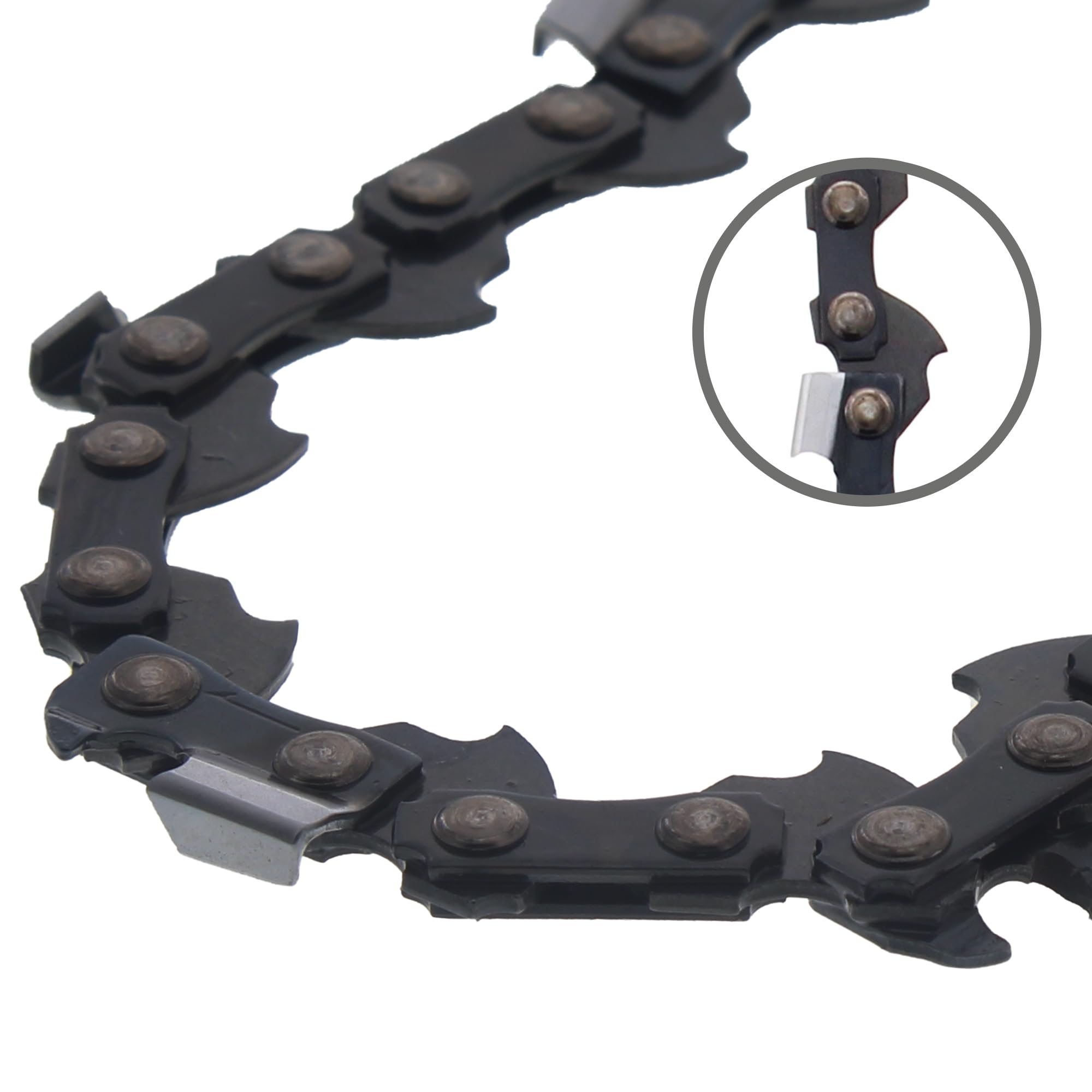8TEN Bulk Chainsaw Chain Reel - Semi Chisel 25ft .058 Gauge 3/8 Pitch for Professional Wood Cutting & Tree Trimming