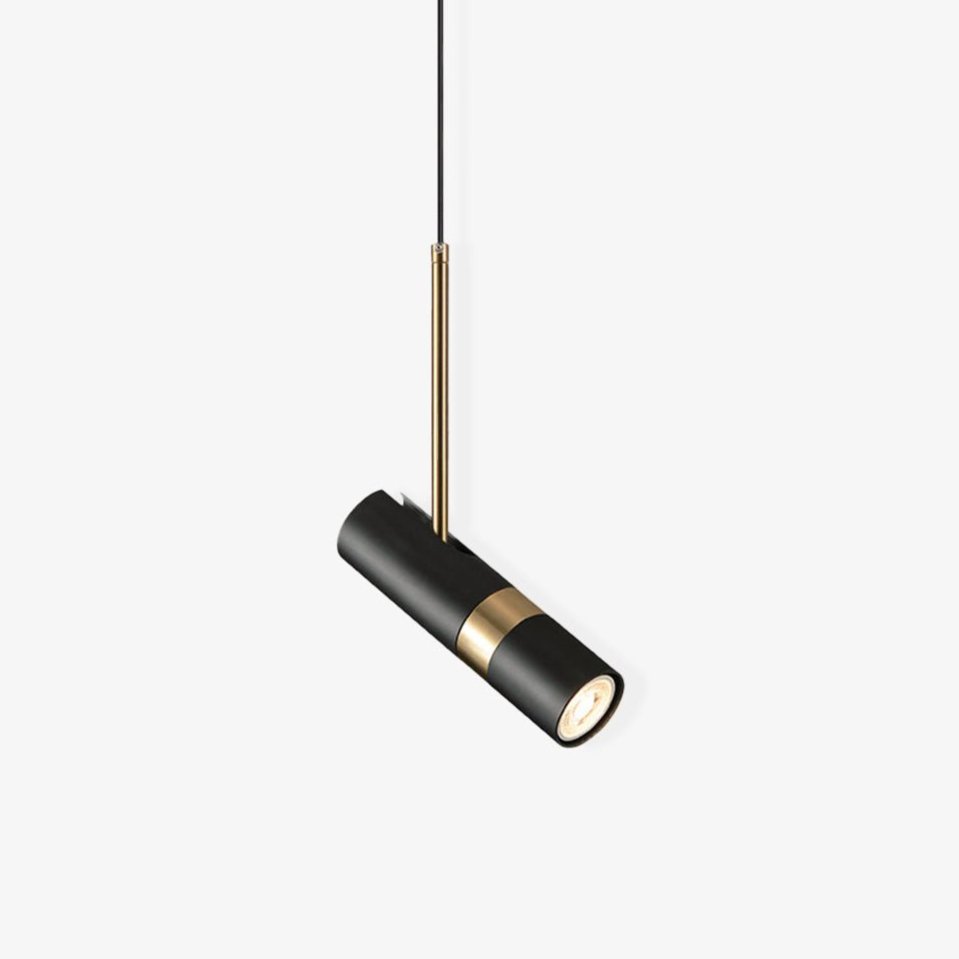 Lukas Modern Pendant Light - Sleek Hanging Fixture for Kitchen Island, Dining Room, or Bedroom Lighting - Energy Efficient LED Ceiling Lamp with Adjustable Height