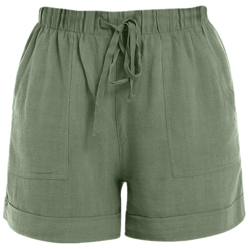 Women's NY Summer Casual Shorts - Breathable Athletic Shorts for Running, Yoga & Gym Workouts - Comfortable Sportswear for Active Lifestyles