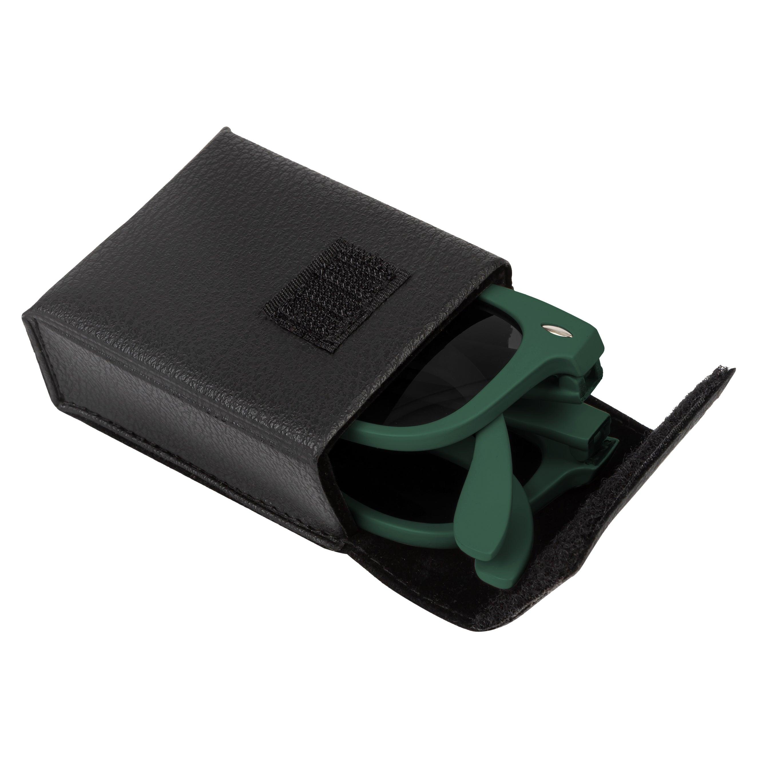 Polarized Folding Sunglasses for Men & Women - UV Protection, Lightweight & Portable - Perfect for Travel, Driving, and Outdoor Activities