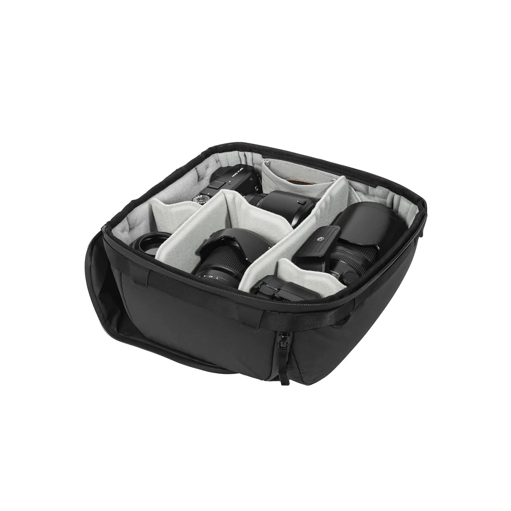 Peak Design Camera Cube V2 (Medium) - Waterproof DSLR & Mirrorless Camera Storage Case for Travel, Hiking & Outdoor Photography Gear Organization