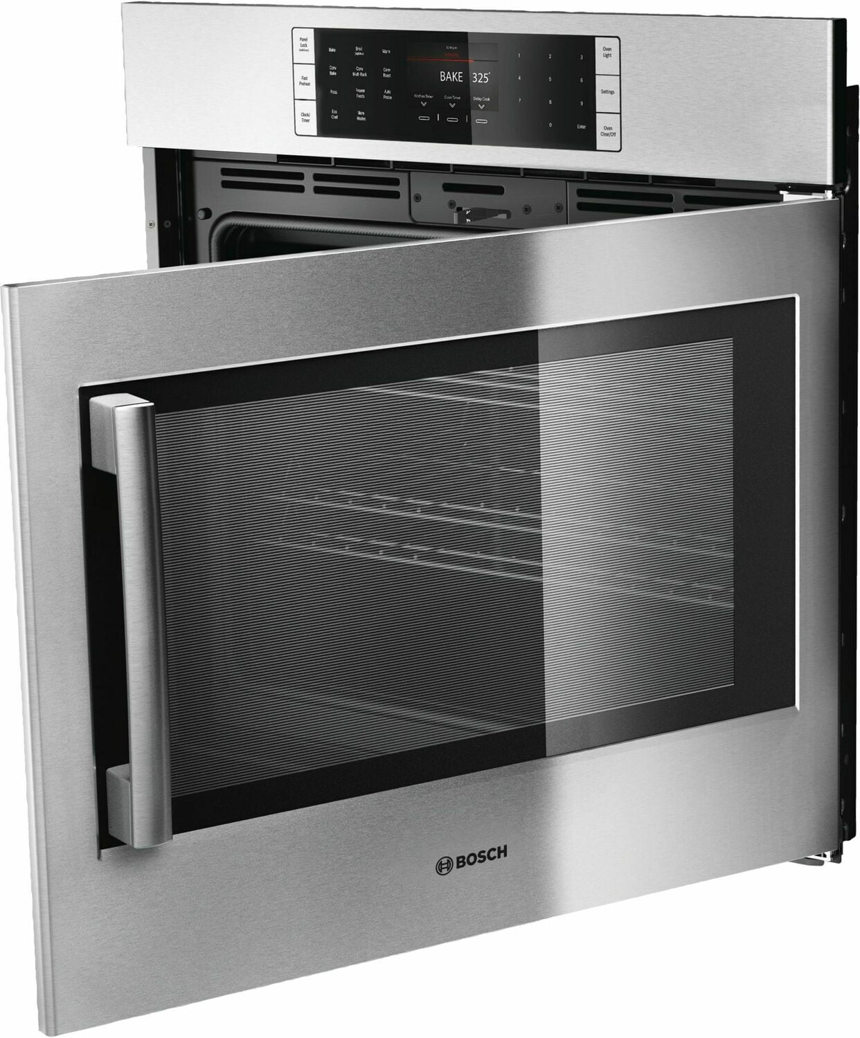 Bosch HBLP451RUC Benchmark Series 30-Inch Single Wall Oven with European Convection, Stainless Steel & TFT Touch Control - Perfect for Modern Kitchens, Baking & Entertaining