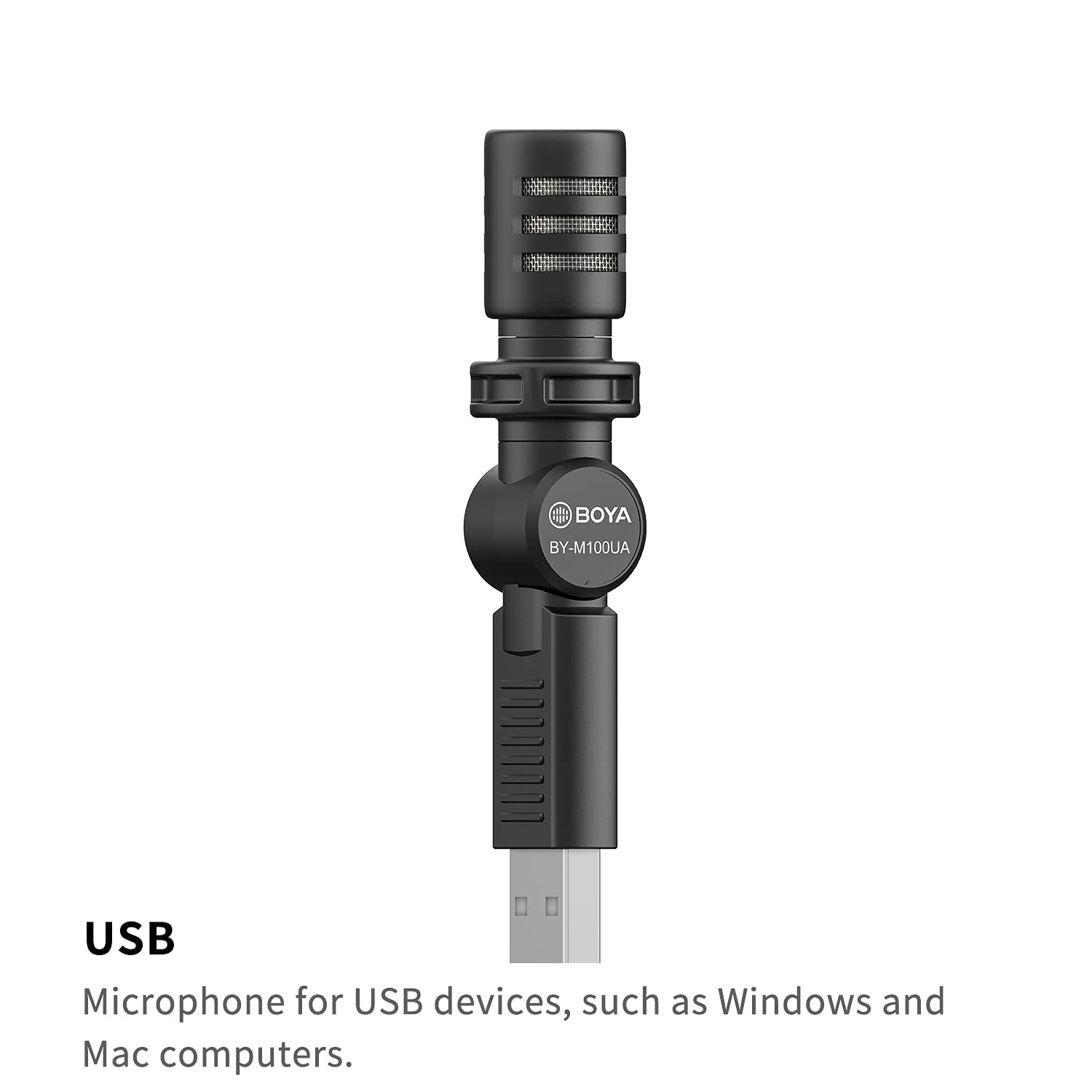 BOYA BY-M100UA USB Mic for Podcast, Live Stream & Videos