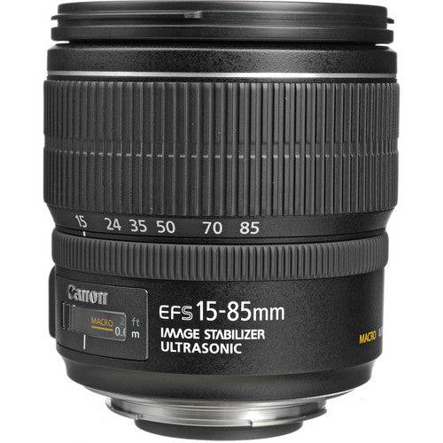 Canon EF-S 15-85mm f/3.5-5.6 IS USM Zoom Lens for DSLR Cameras - Perfect for Travel, Landscape & Portrait Photography