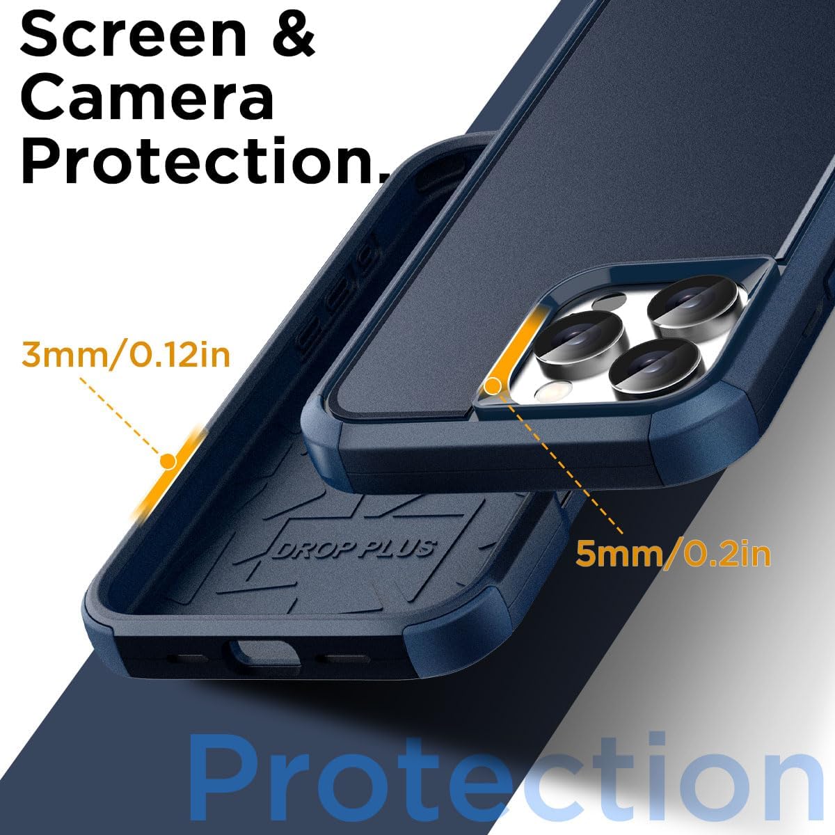 iPhone 16 Pro Case (6.3 Inch) - Magnetic Heavy Duty Drop Protection, Full Body Military Grade Shockproof Cover - Perfect for Outdoor Adventures & Daily Use
