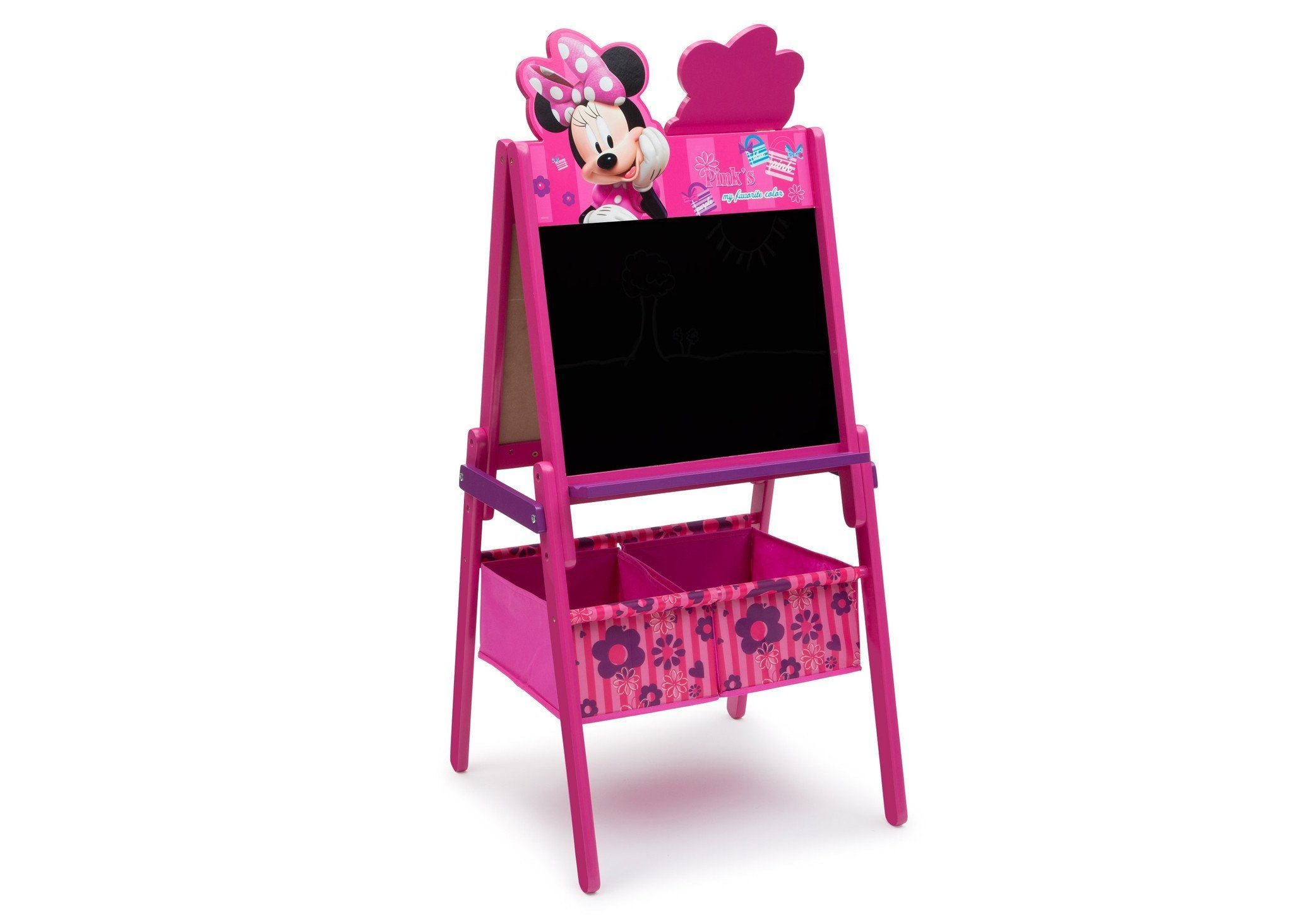 Minnie Mouse Wooden Double-Sided Kids Art Easel - Perfect for Drawing, Painting & Learning Activities at Home or School