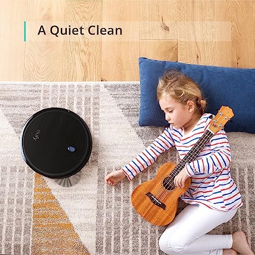 eufy Boost IQ RoboVac 11S Slim Robot Vacuum - 1300Pa Powerful Suction, Ultra Quiet, Self-Charging Robotic Cleaner for Hard Floors & Medium-Pile Carpets (Black, Renewed) | Perfect for Pet Hair, Dust & Daily Home Cleaning