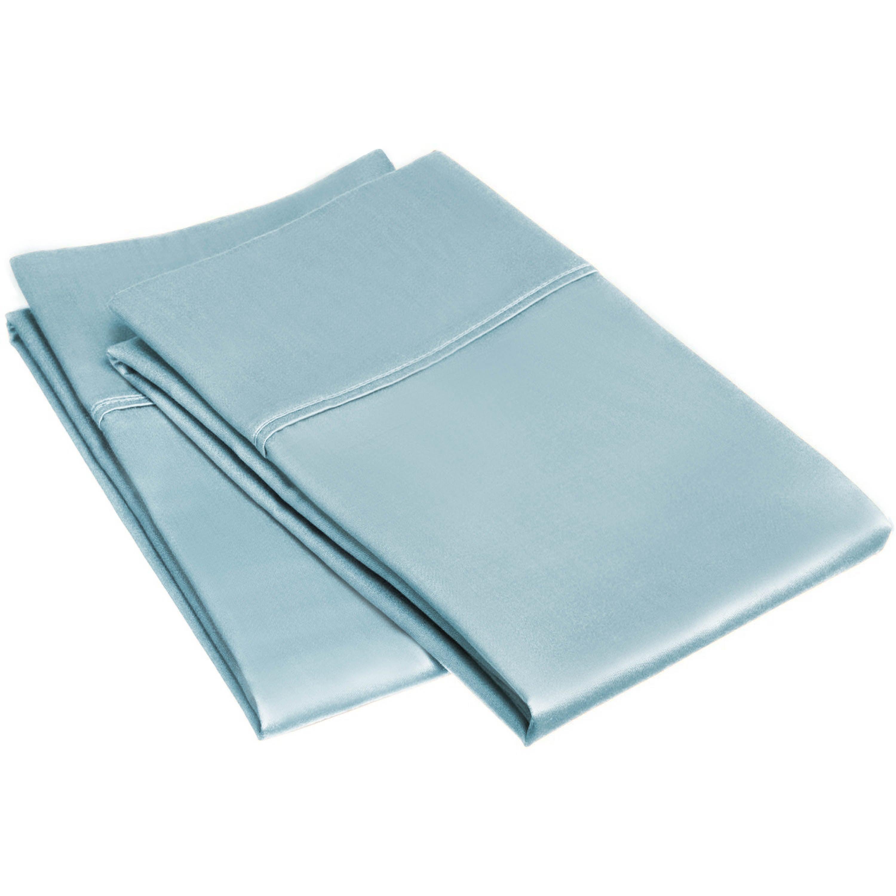 Premium 400 Thread Count Egyptian Cotton Pillowcase Set of 2 - Ultra Soft & Breathable Bedding for Luxury Hotels & Home Use