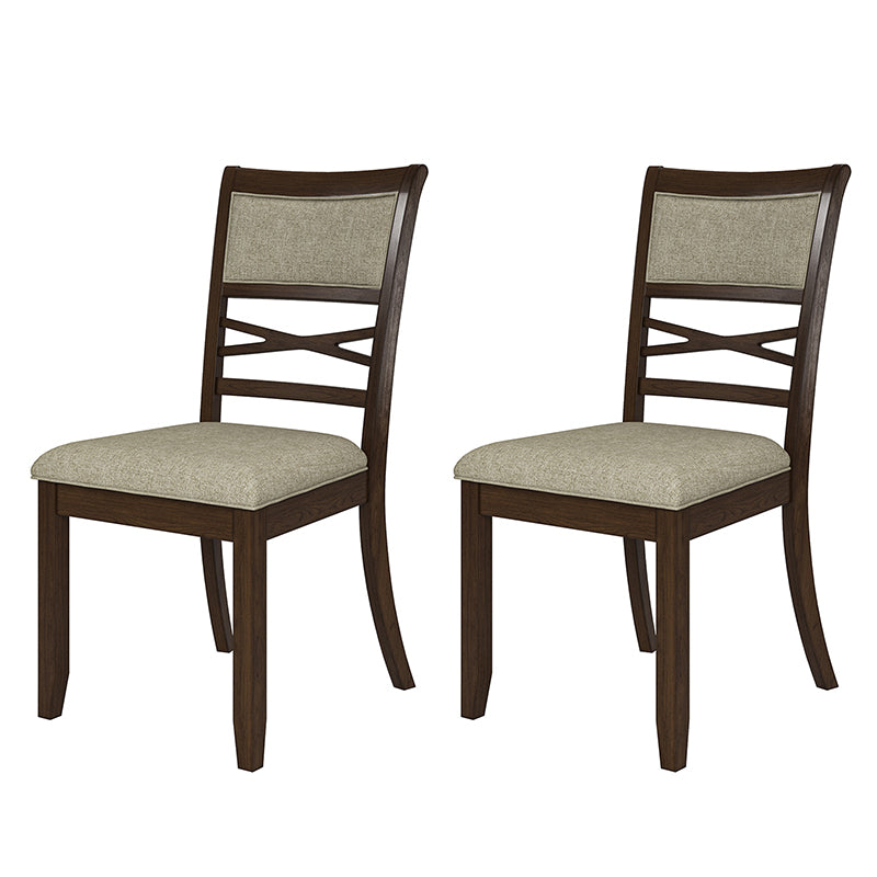 Emilio Classic Dining Chairs Set of 2 - Solid Wood Legs, Modern Kitchen & Dining Room Furniture for Home Decor