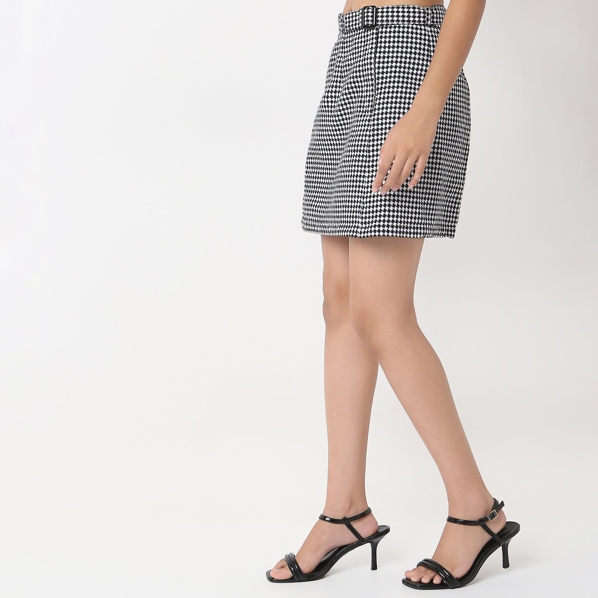 Checkered High Rise Betty Skirt - Trendy Plaid A-Line Mini Skirt for Women | Perfect for Casual Outfits, Party Wear & Street Style Fashion
