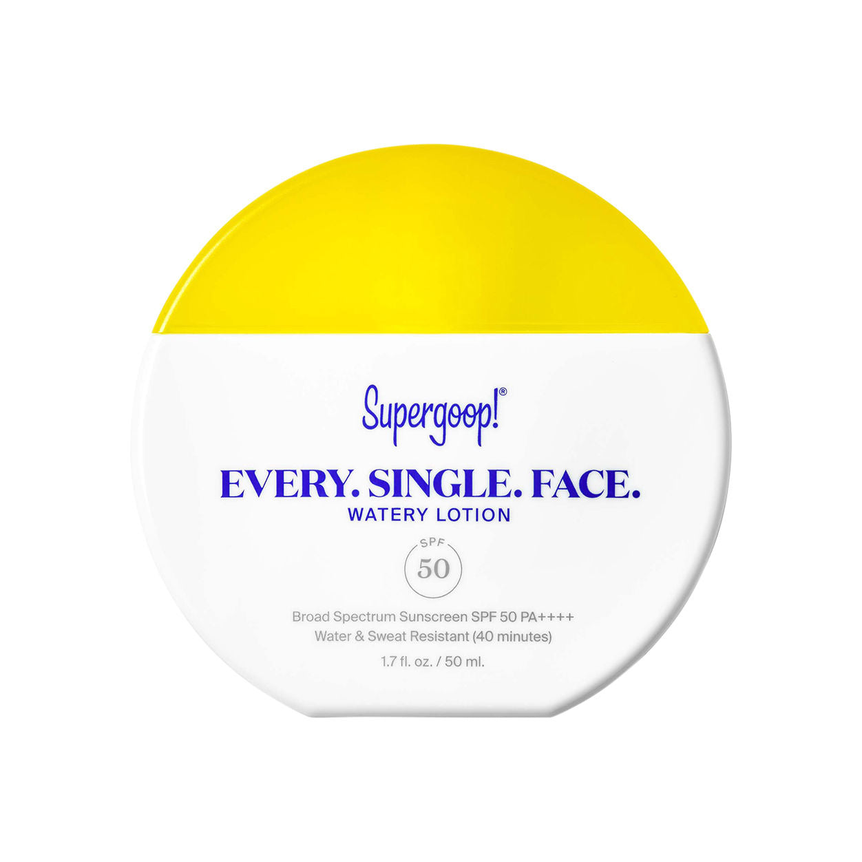 Every. Single. Face. Watery Lotion SPF 50 - Hydrating Sunscreen for Daily Protection | Perfect for Outdoor Activities & Beach Days