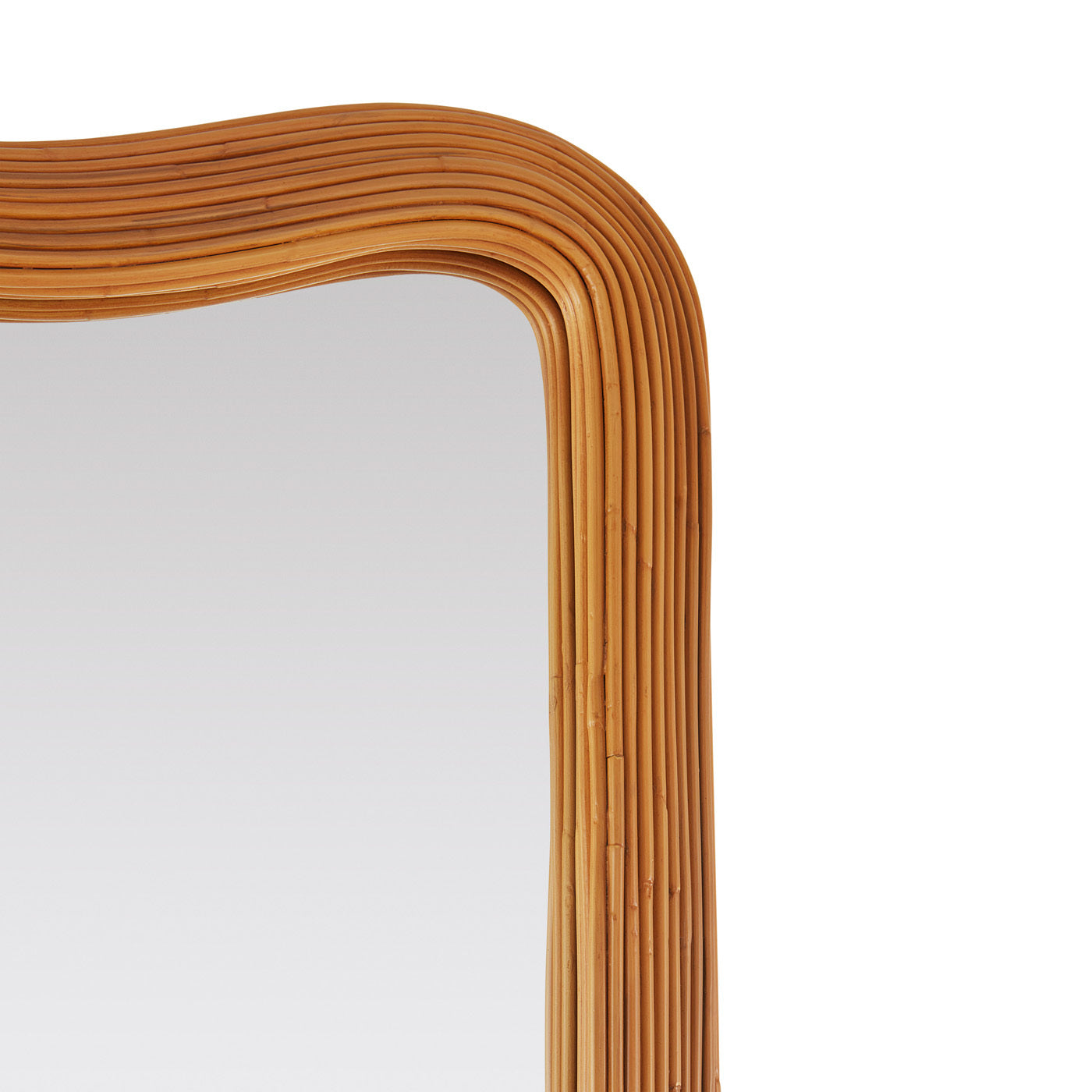 Riviera Ripple Full Length Mirror - Elegant Floor Mirror for Bedroom, Living Room & Entryway - Perfect for Home Decor & Selfie Background