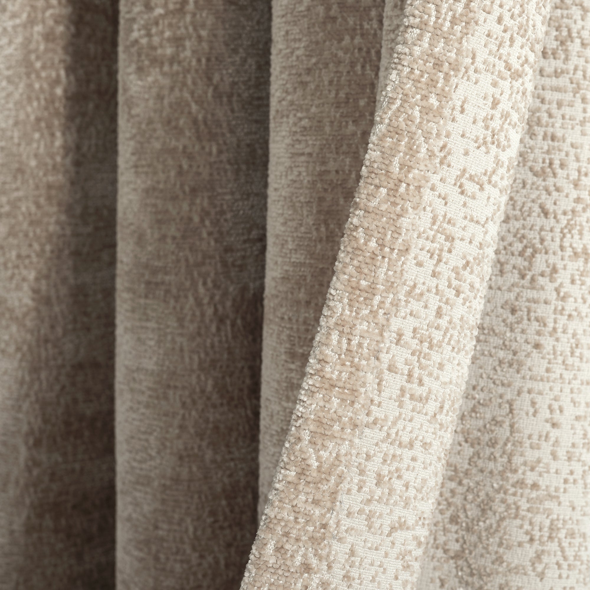 Luxury Velvet Chenille Window Curtain Panel - Blackout Drapes for Living Room & Bedroom - Soft Thermal Insulated Curtains for Home Decor & Privacy