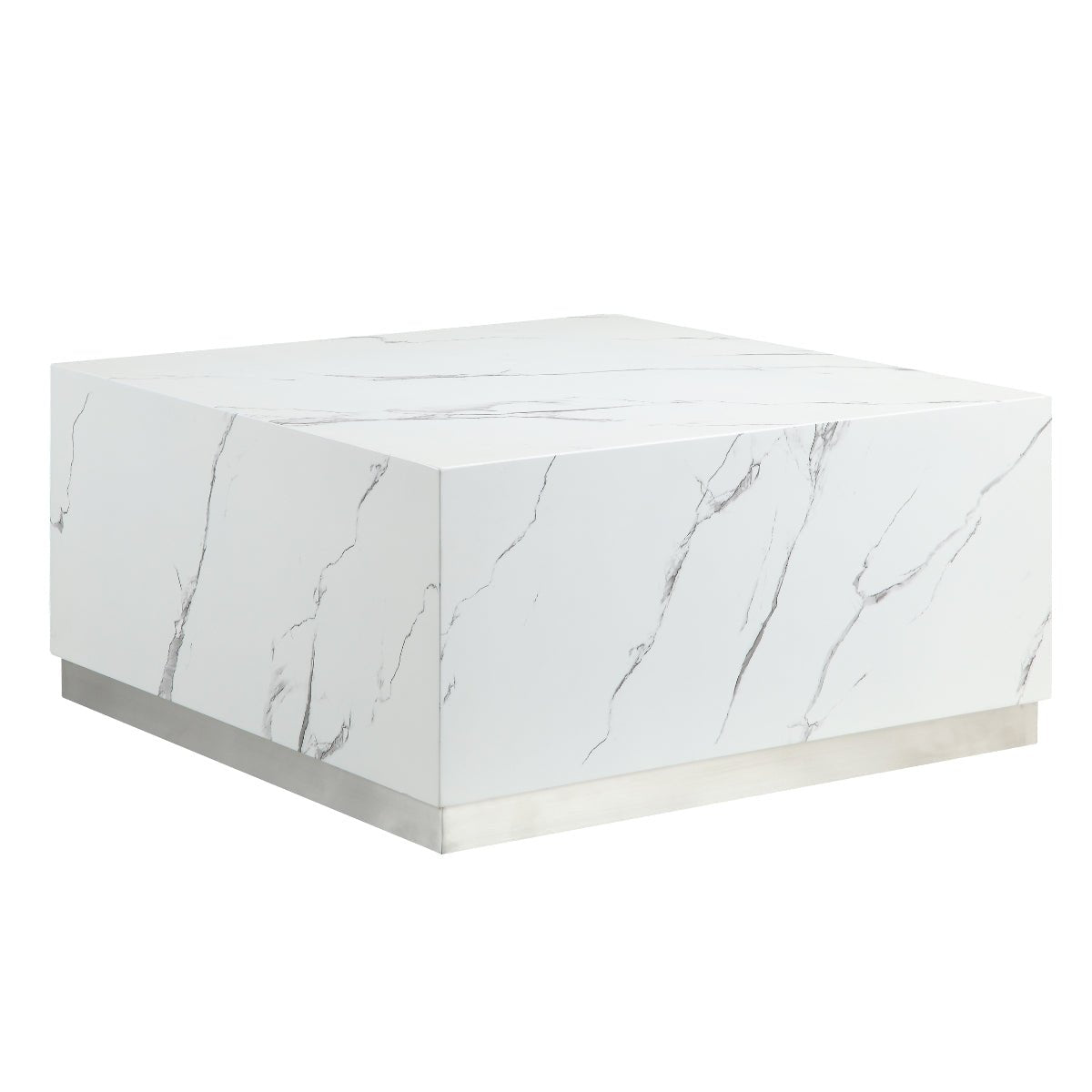 Astraia Collection Modern Large Square Coffee Table - Stylish Centerpiece for Living Room, Lounge & Office Decor