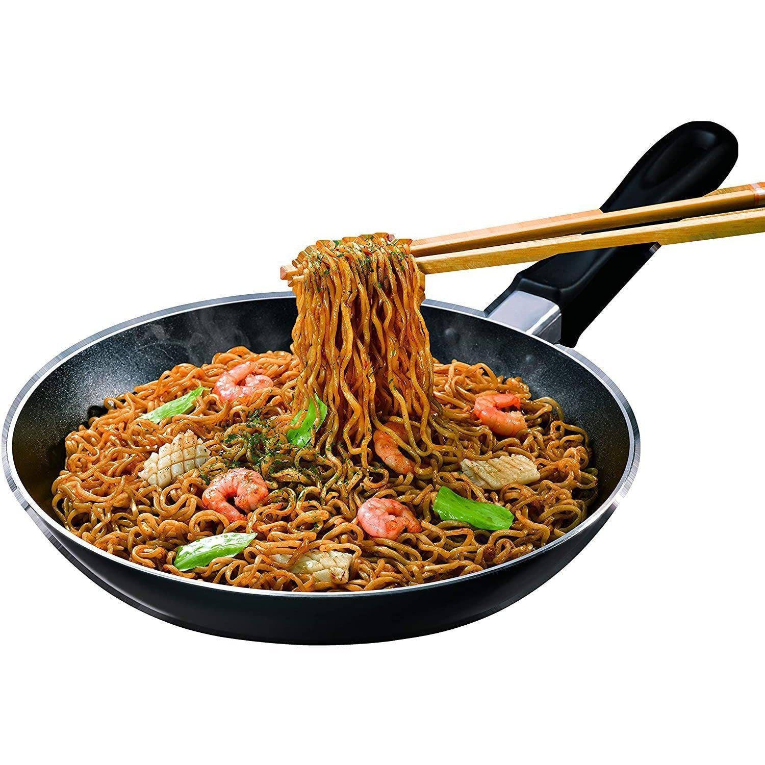 Nissin Yakisoba Japanese Instant Fried Noodles - 5 Servings (Pack of 1) | Authentic Japanese Flavor | Quick & Easy Meal for Lunch, Dinner or Snack