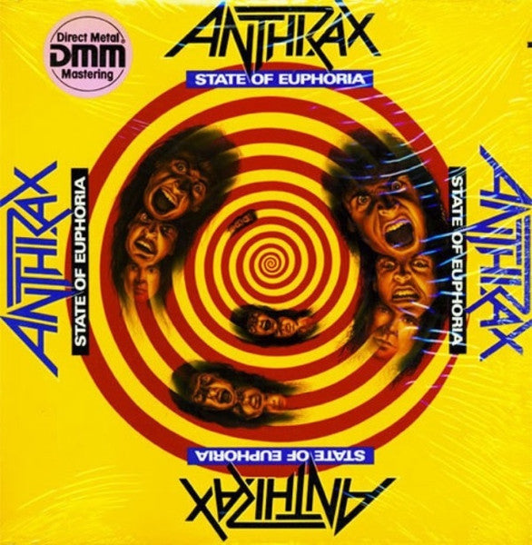 Anthrax - State Of Euphoria LP Vinyl Album Limited Edition (NM or M) - Perfect for Collectors & Rock Music Enthusiasts