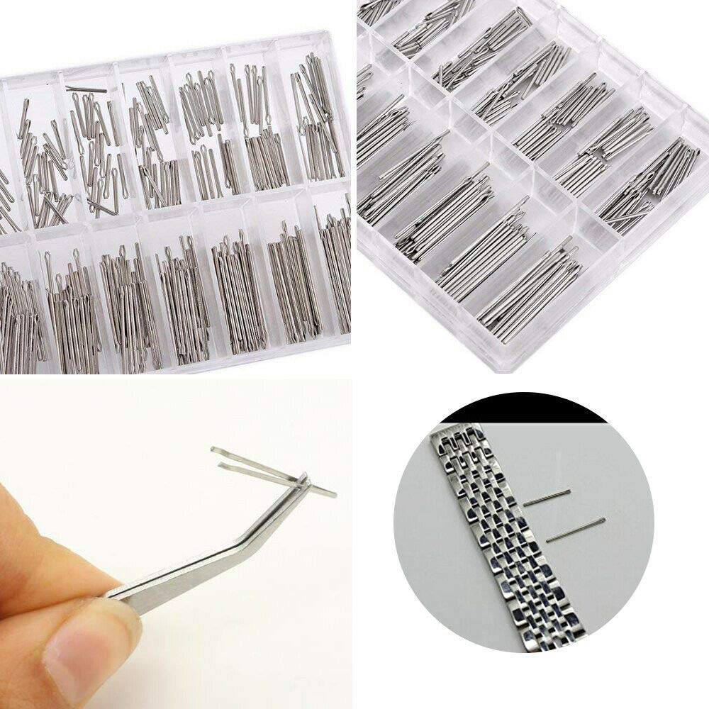 270PCS Stainless Steel Watch Link Pins 6-23mm - Cotter Pins, Spring Bars for Watch Band Replacement & Repair - Perfect for DIY Watch Strap Adjustments & Maintenance