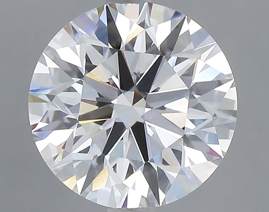 3.02 Carat F Color VVS2 Clarity Round Lab-Created Diamond for Engagement Rings & Fine Jewelry
