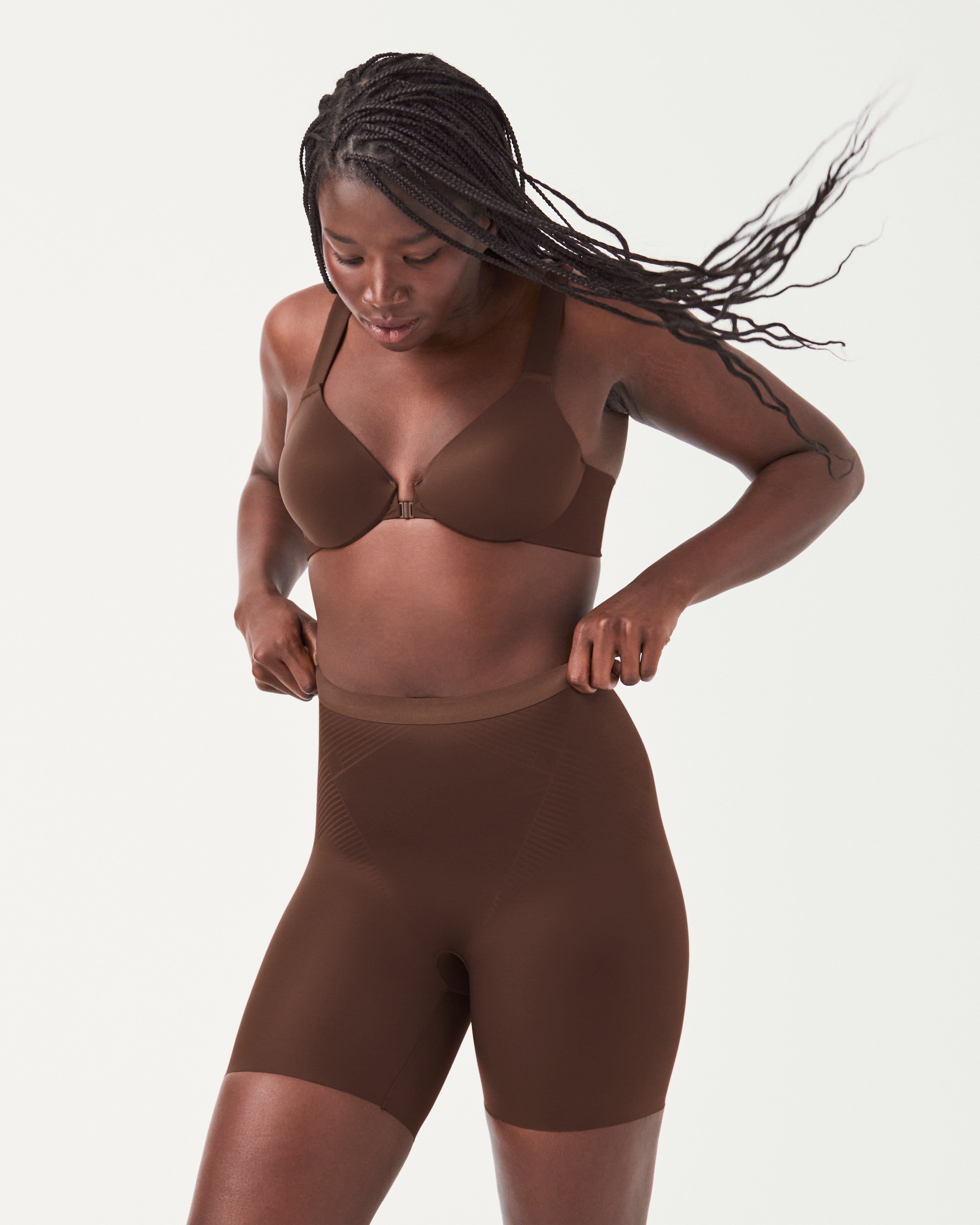 SPANX Shapewear Invisible Girl Shorts - High Waist Slimming Underwear for Women | Perfect for Everyday Wear, Workout & Layering Under Dresses