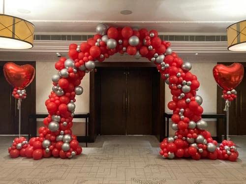 25 Pack 10 Inch Red Balloons for Party Decorations - Valentine's Day, Birthday, Wedding, Baby Shower, Graduation, Anniversary & Proposal - Perfect for Red Theme Parties & Special Events