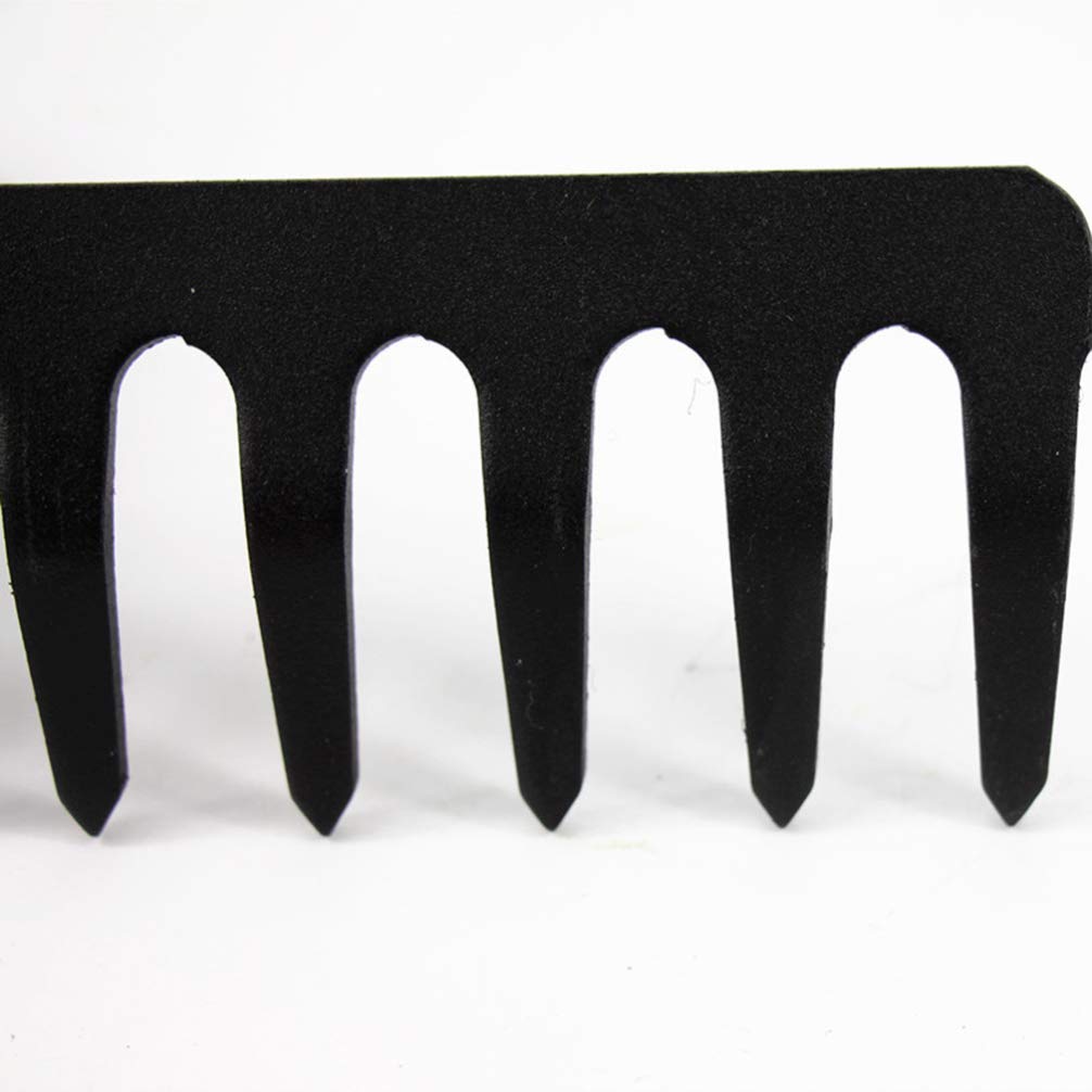 **Heavy Duty Garden Rake - 16-Inch Steel Bow Rake for Leaf Cleaning, Lawn Leveling & Landscaping - Durable Welded Head with Sturdy Teeth - Perfect for Yard Work, Gardening & Outdoor Maintenance**
