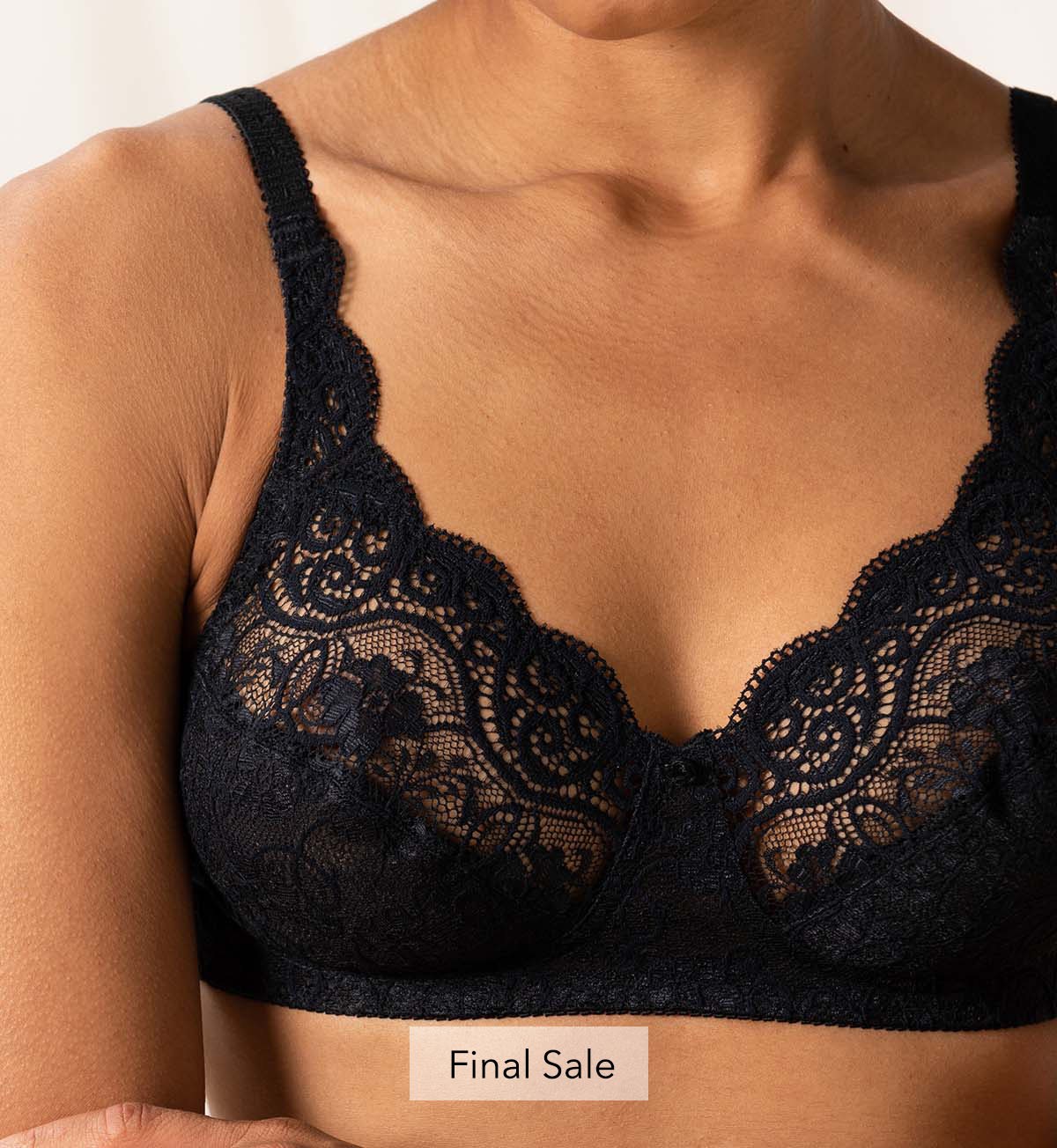 Amourette Wirefree Bra - Comfortable Wireless Support for Everyday Wear - Perfect for Yoga, Workouts & Lounge