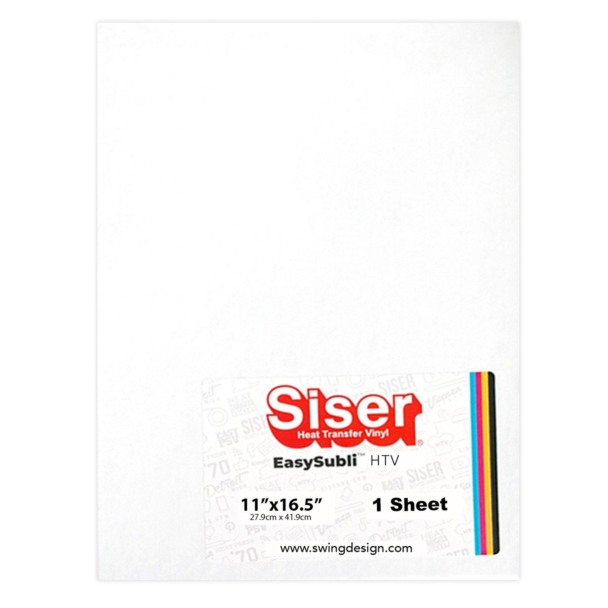 Siser EasySubli Sublimation Heat Transfer Vinyl Sheet 11