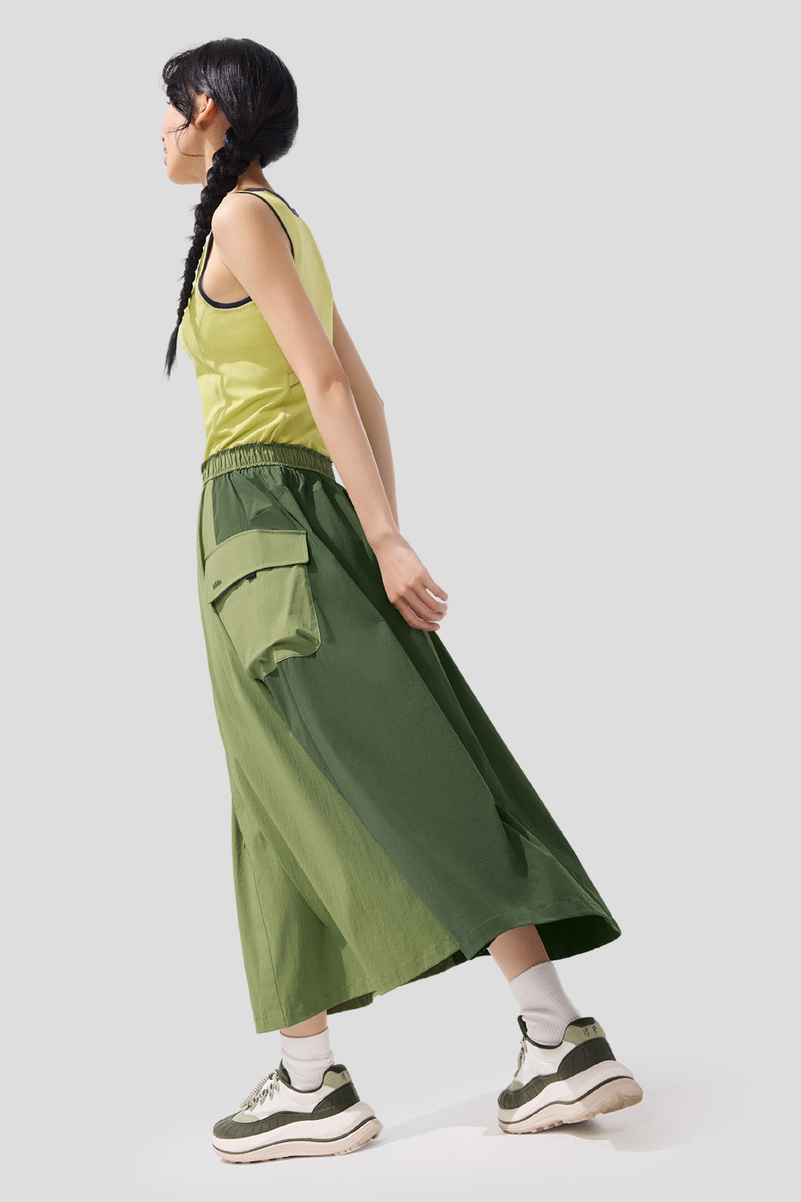 Explorer Women's Water Resistant UPF50+ Parachute Skirt - Outdoor Hiking, Travel & Adventure Wear for Active Lifestyles