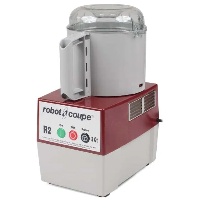 Robot Coupe R2N Commercial Food Processor 3 Quart - Heavy Duty Food Chopper for Restaurants, Catering & Professional Kitchens - Perfect for Chopping, Slicing & Dicing Vegetables, Nuts & Meat