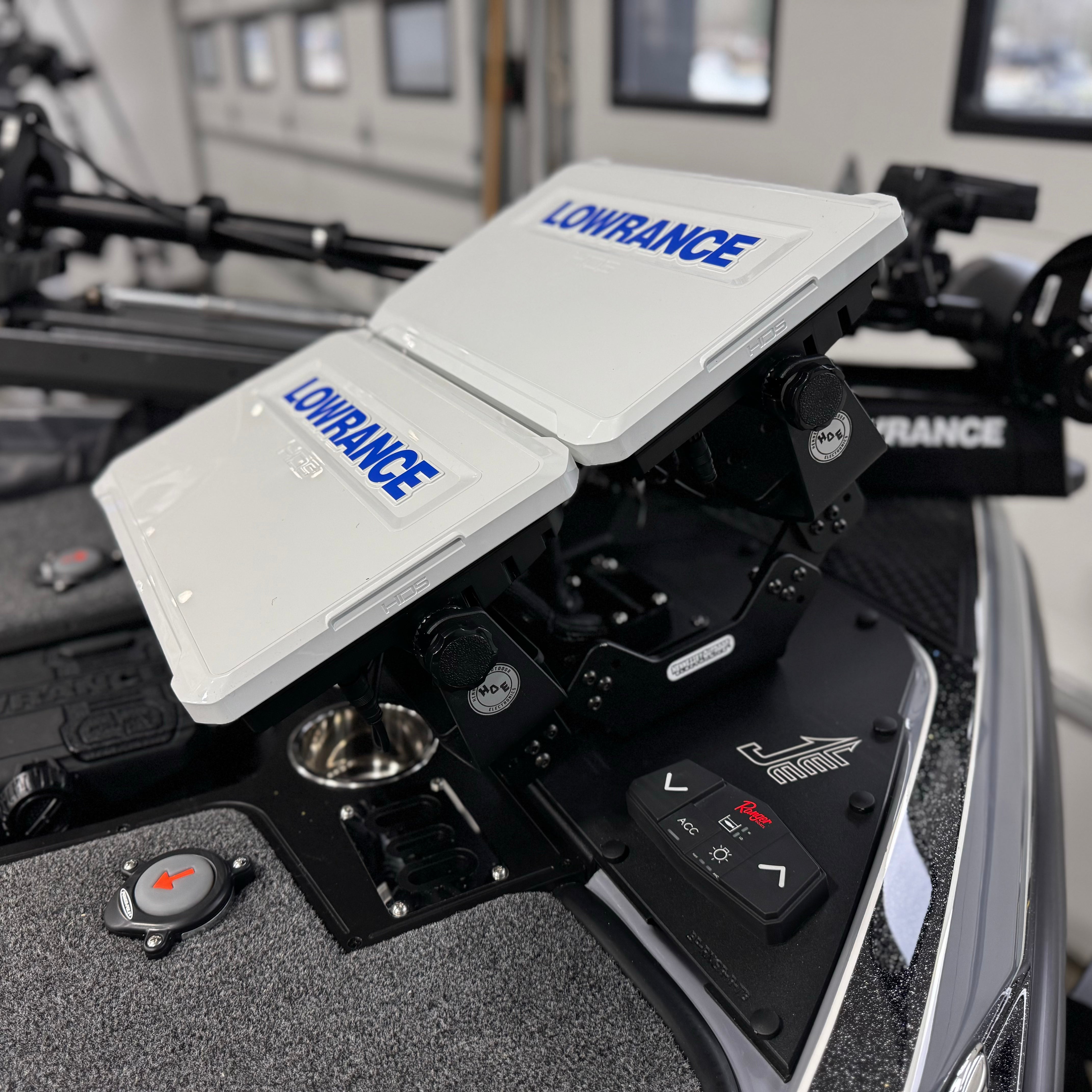 H.O.E Dual Bow Mount System for Ranger R Series (2022+) - Perfect for Boat Fishing & Marine Navigation Accessories