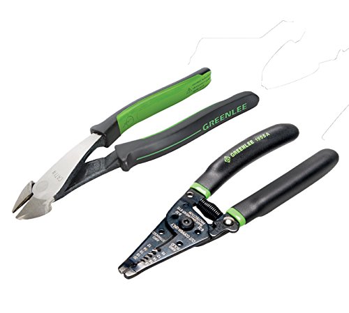 Greenlee 0159-13 Professional Electrician Tool Kit - 13-Piece Standard Electrical Tools Set for Wiring & Repairs | Ideal for Home Improvement & Commercial Electrical Work