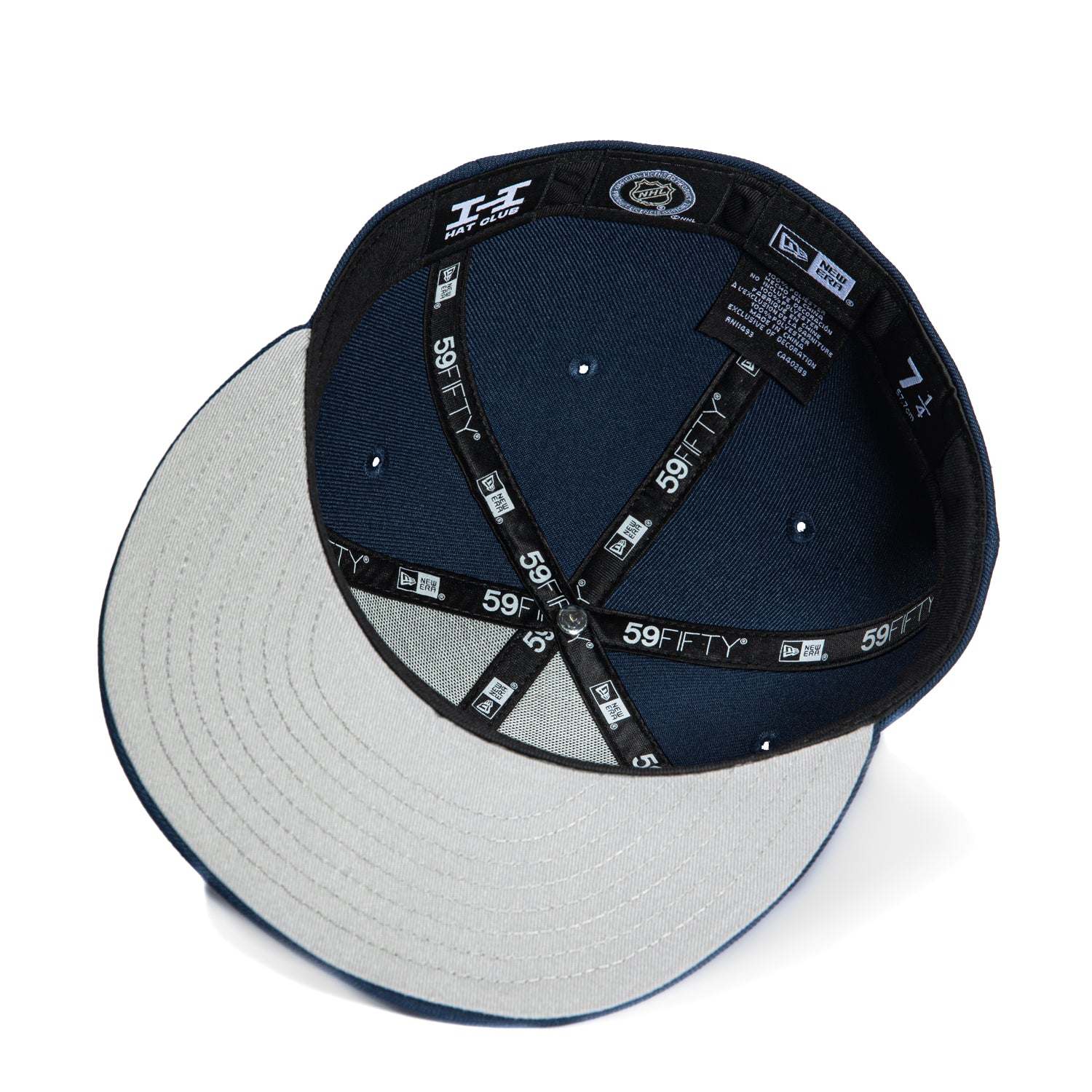 New Era 59Fifty Edmonton Oilers NHL Hockey Snapback Hat - Navy Blue Adjustable Cap for Men & Women - Perfect for Games, Sports & Casual Wear